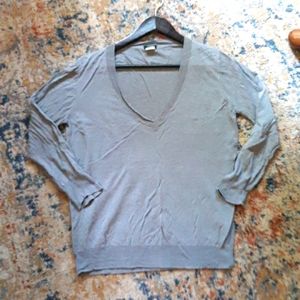 J. Crew Silk & Linen V-Neck